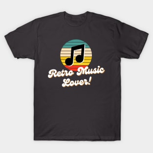 Retro Music Lover T-Shirt